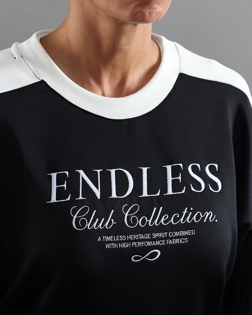 Sweatshirt de Mulher Club Collection Preto-3
