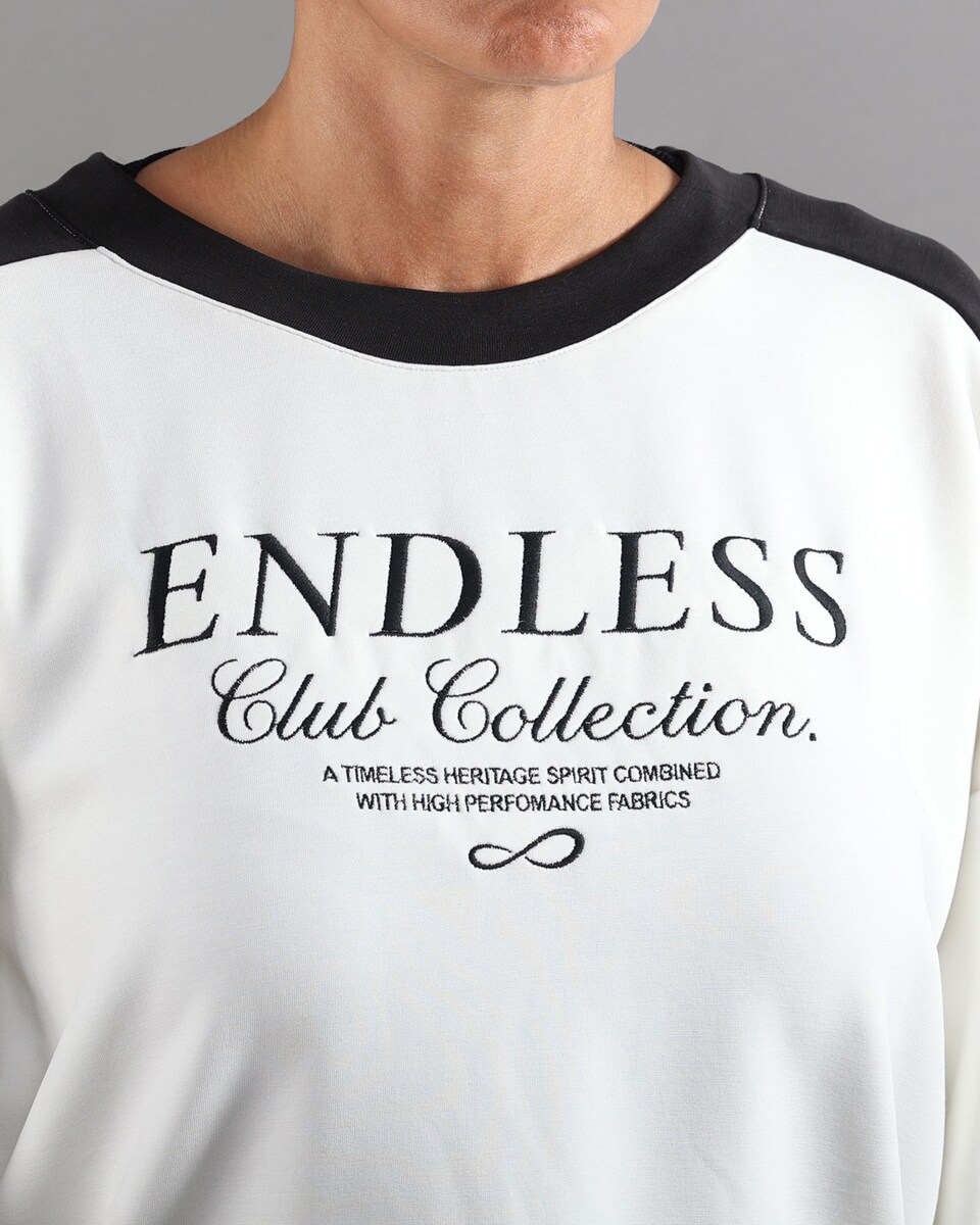 Sweatshirt de Mulher Club Collection Branco-3