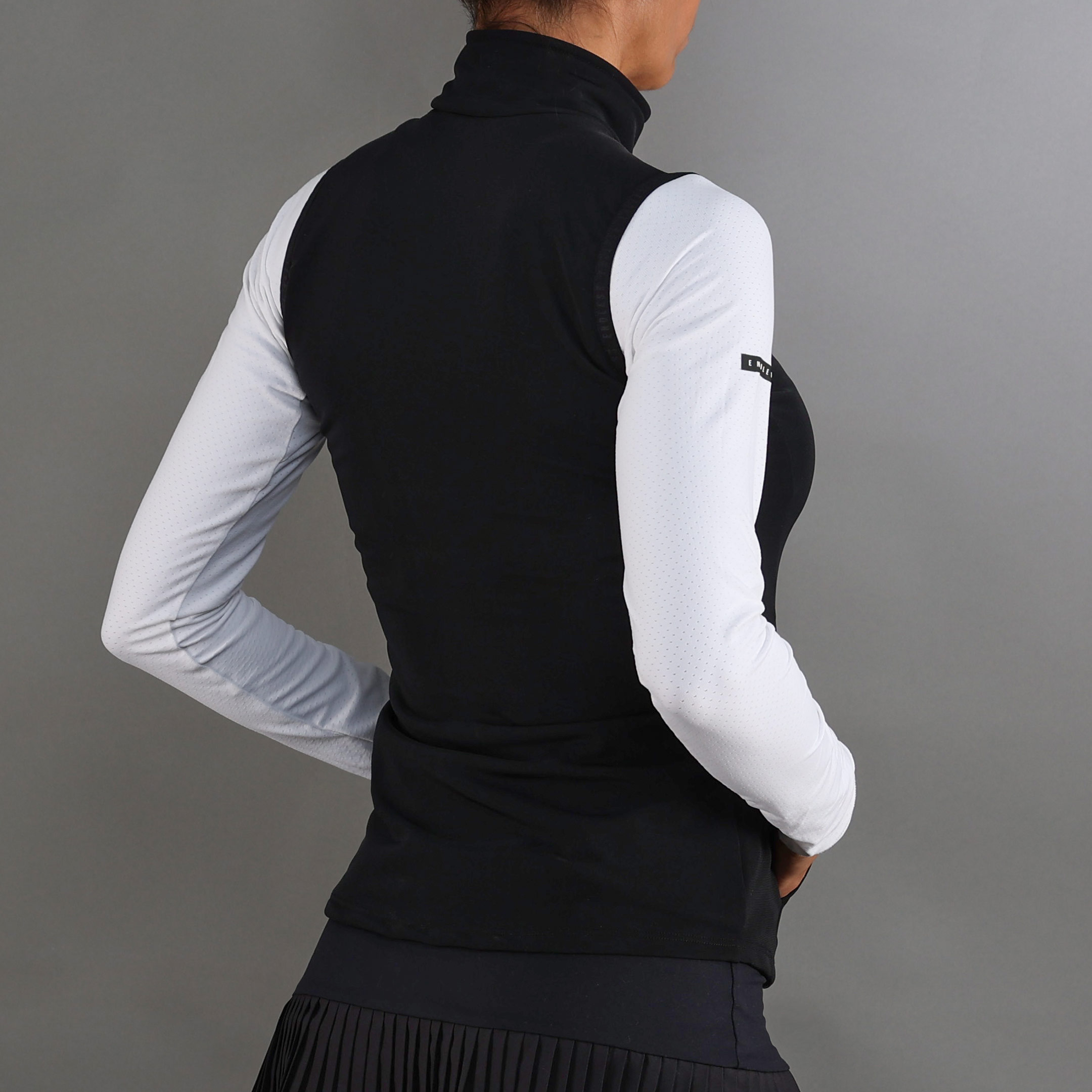 Colete de Mulher Zipper Preto-2