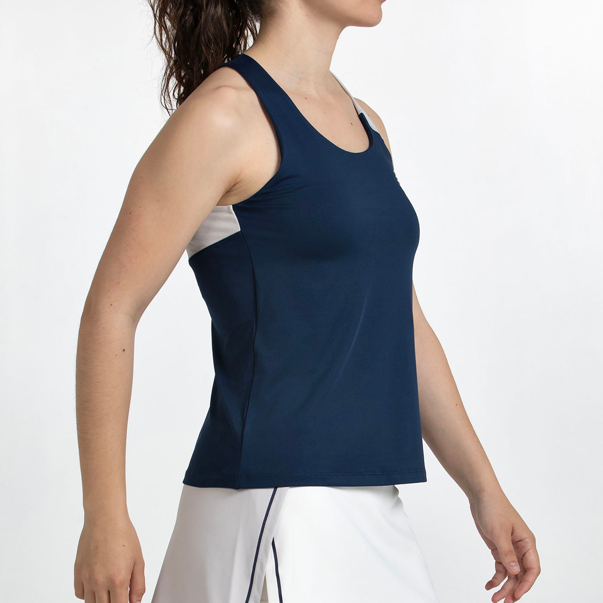 T-shirt de alças de Mulher Pado Azul-4