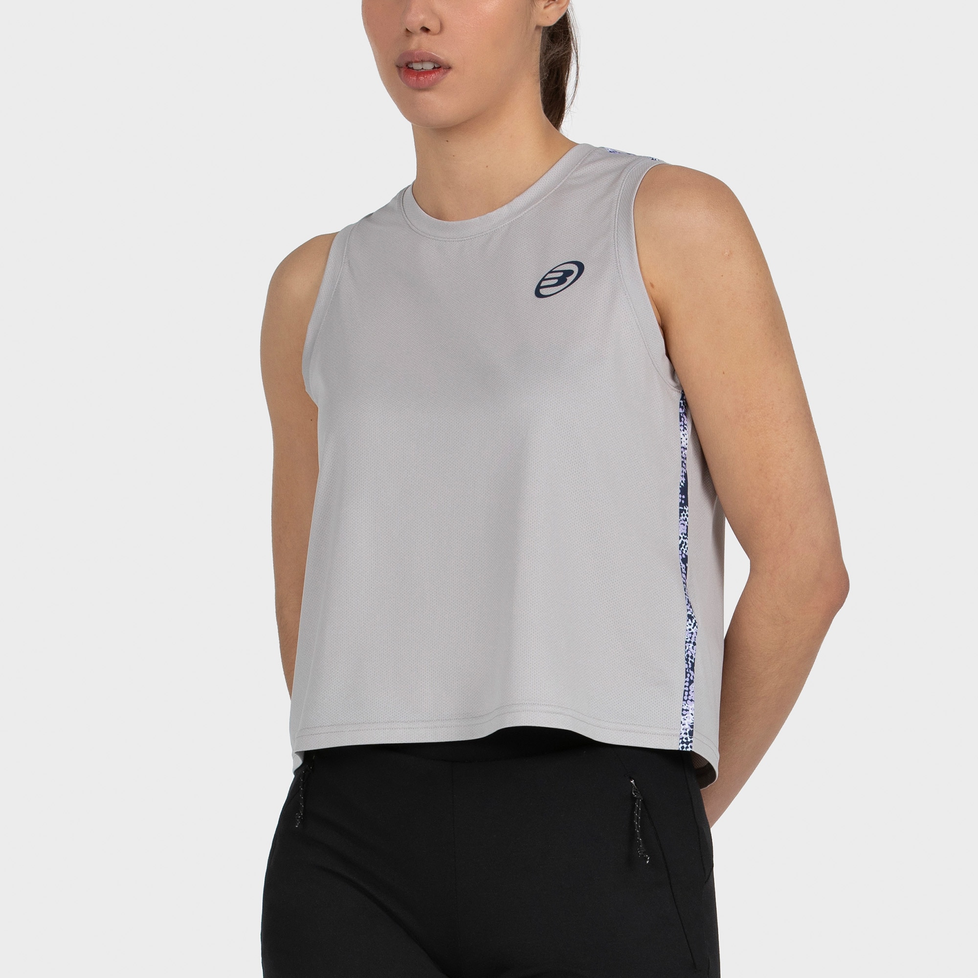 T-shirt sem Mangas de Mulher Palacel Bege-3