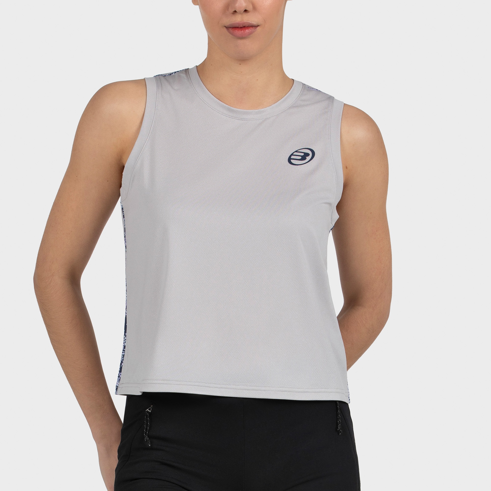 T-shirt sem Mangas de Mulher Palacel Bege-5