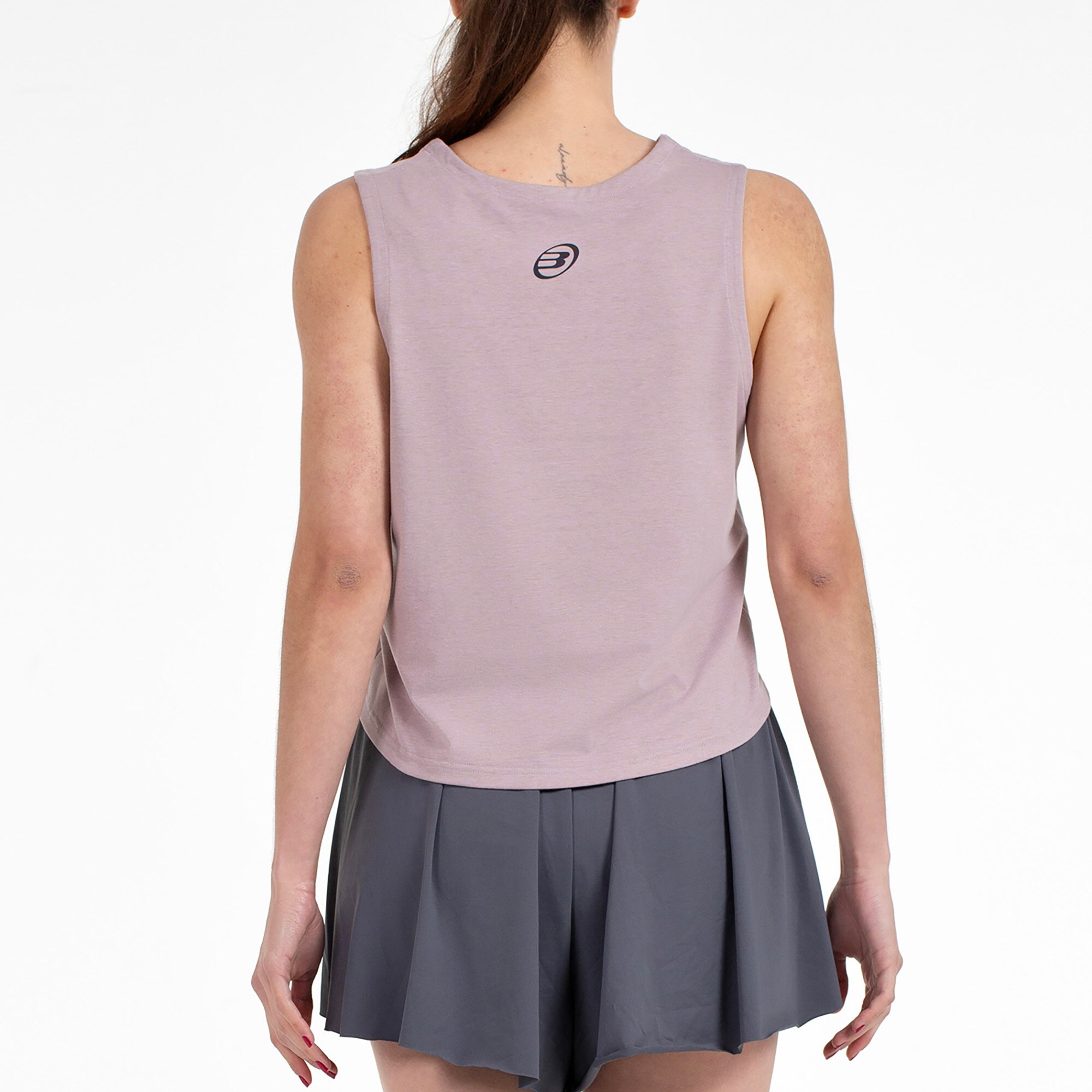 T-shirt sem Mangas de Mulher Ventos Rosa-2