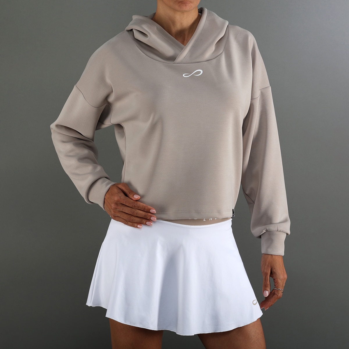 Sweatshirt de Mulher Hypersoft Natural-1