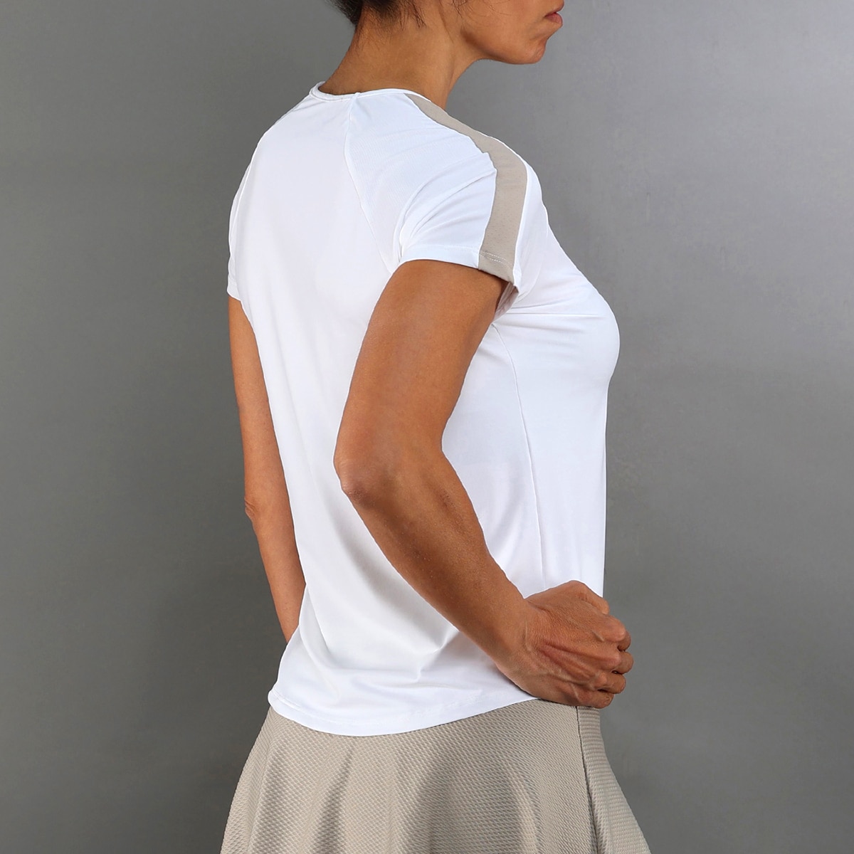 T-shirt de Mulher Mesh II Branco-2