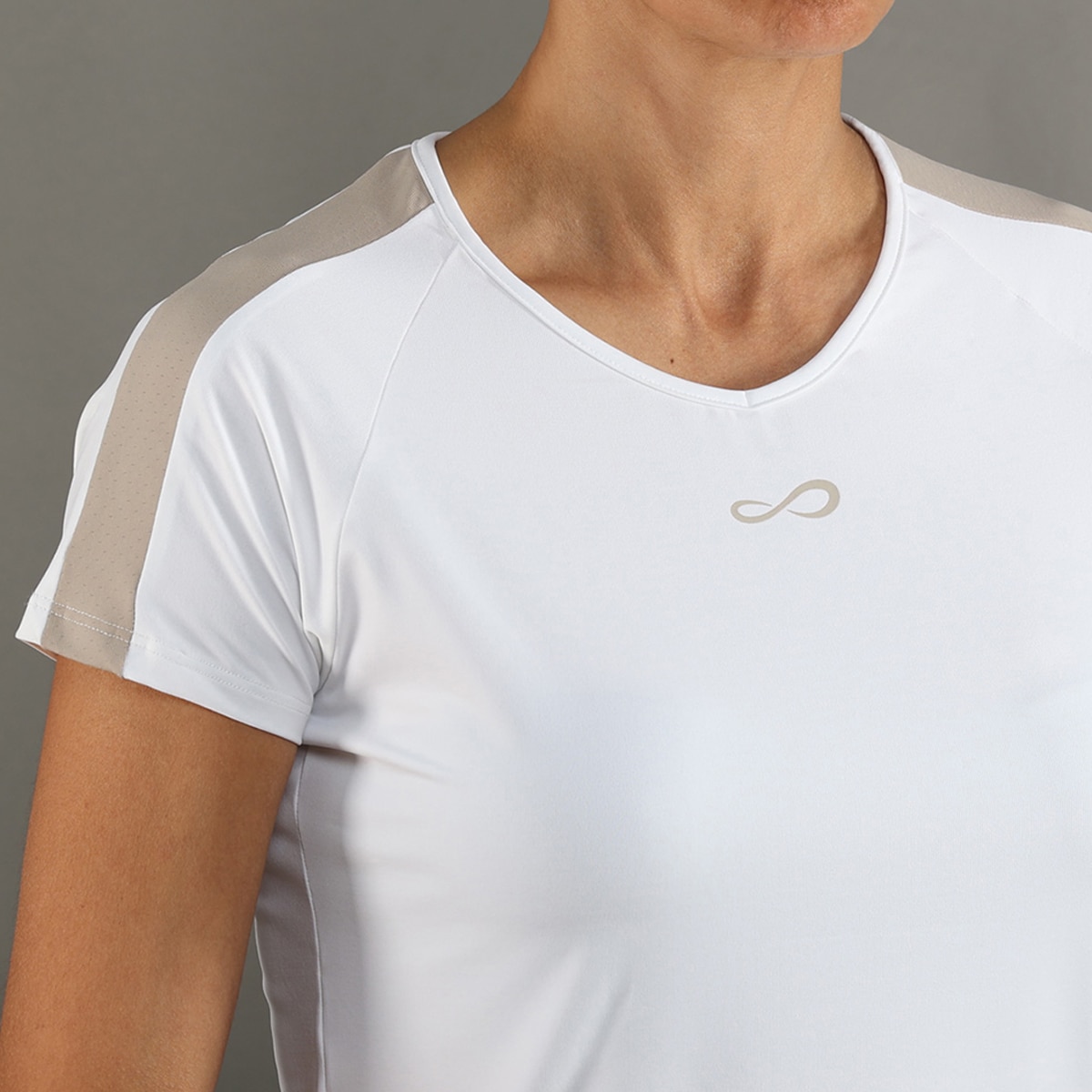 T-shirt de Mulher Mesh II Branco-3