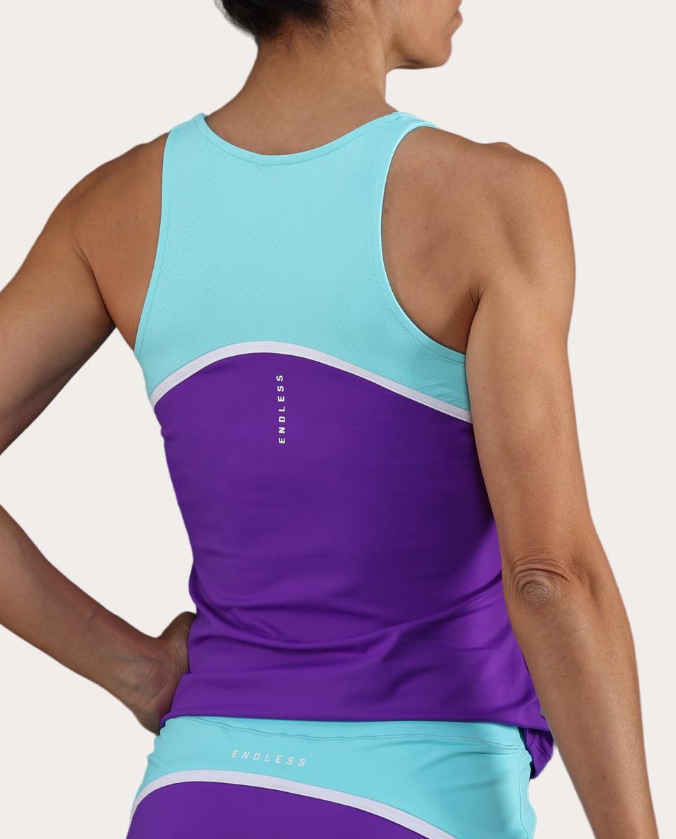 T-shirt de Mulher Bloom Violeta-2
