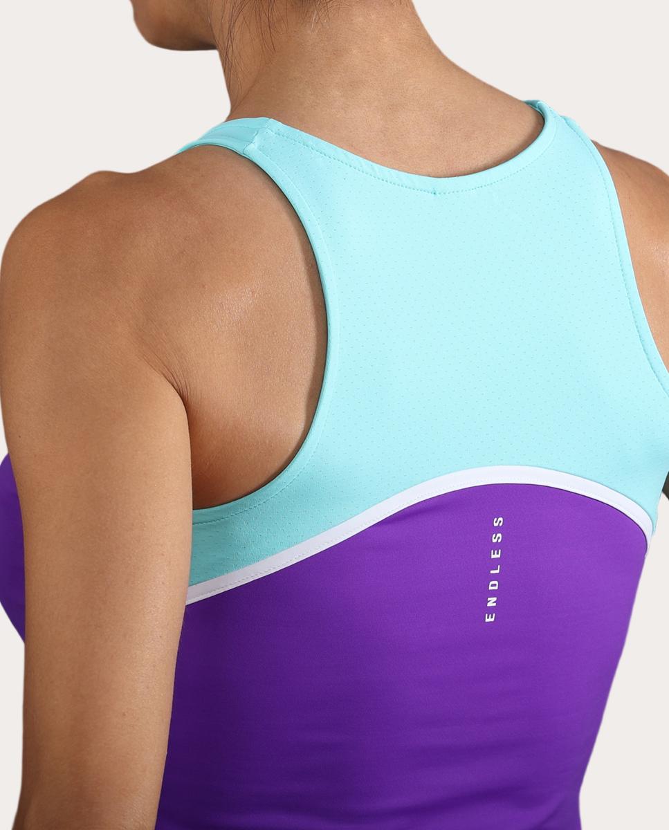 T-shirt de Mulher Bloom Violeta-5