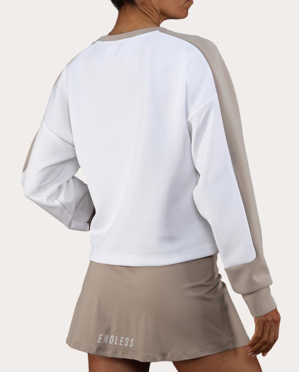 Sweatshirt de Mulher Halo Branco-2