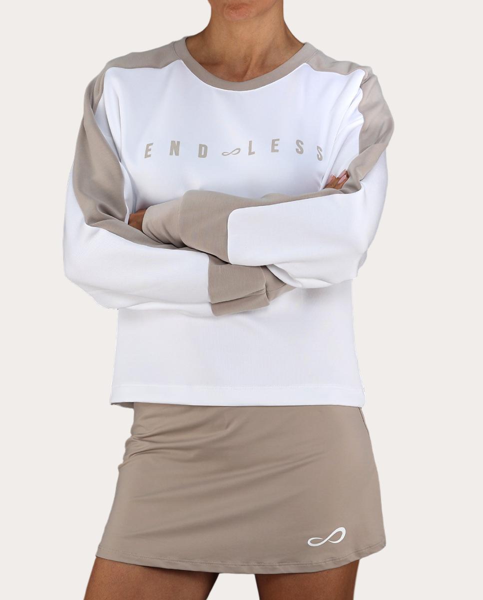 Sweatshirt de Mulher Halo Branco-4