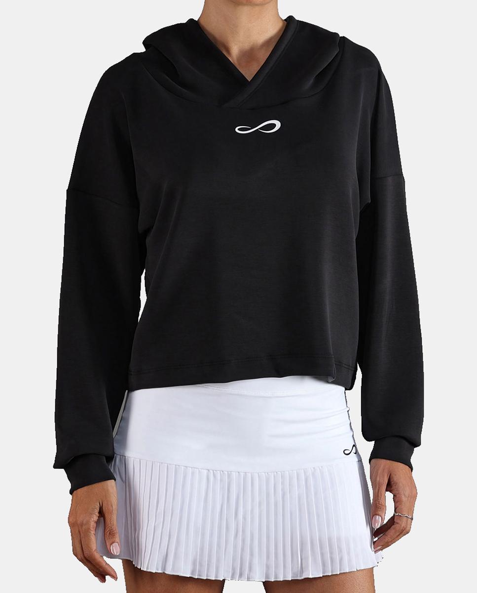 Sweatshirt de Mulher Hypersoft Preto-4