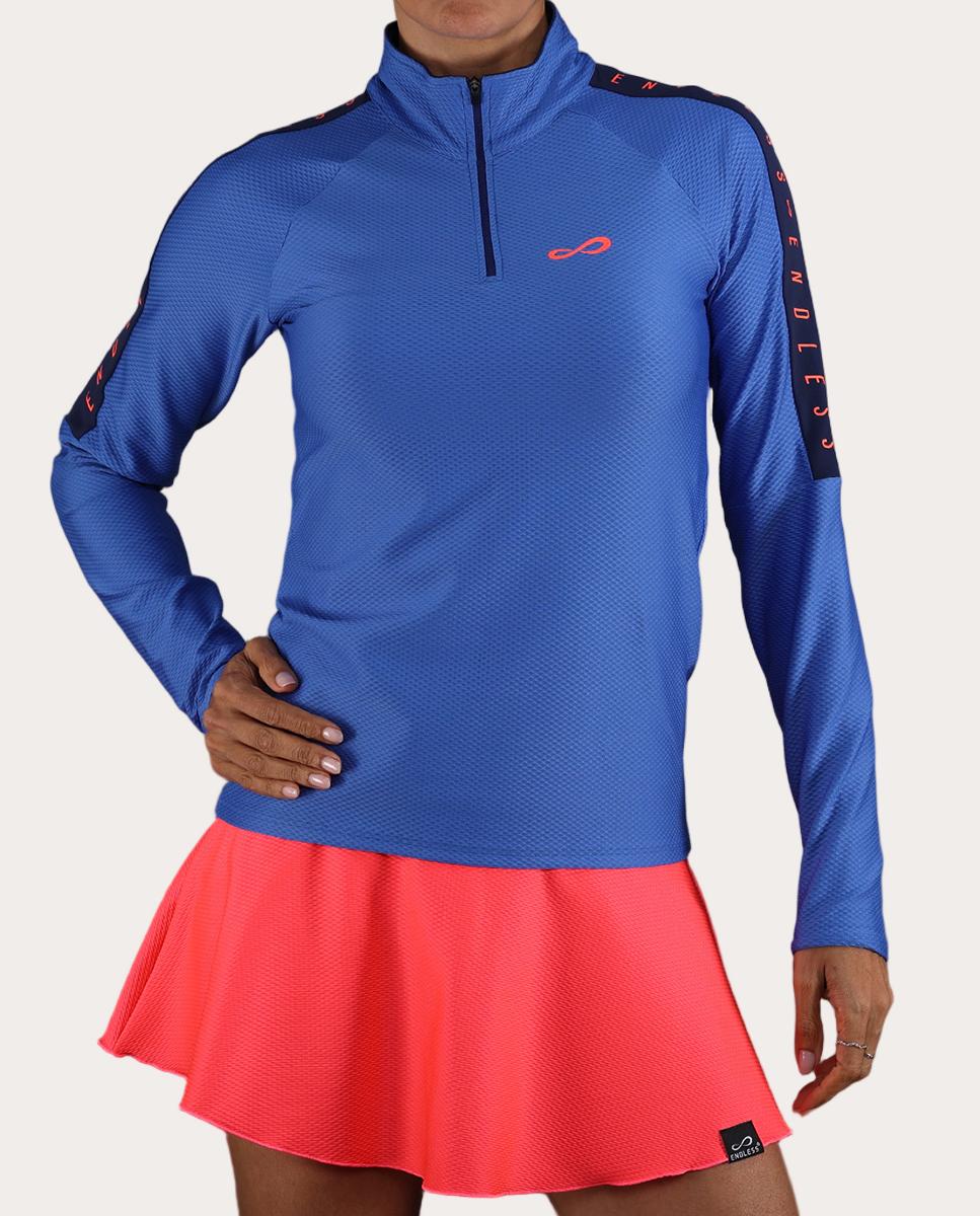 Sweatshirt de Mulher Kirsch II Azul-elétrico-2