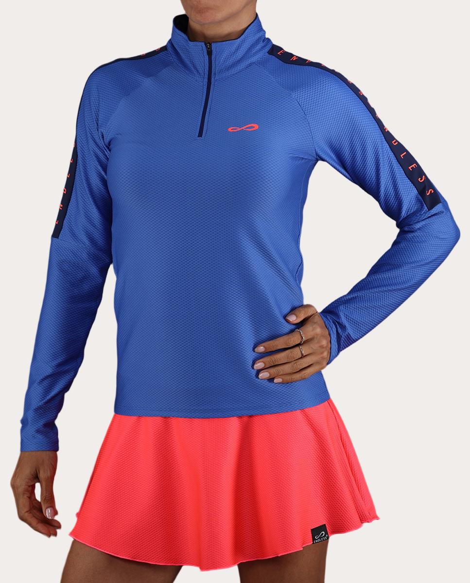 Sweatshirt de Mulher Kirsch II Azul-elétrico-4