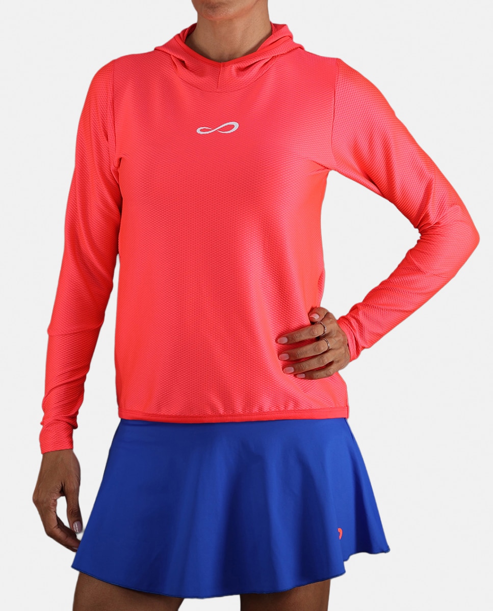 Sweatshirt de Mulher Breath Line Vermelho-1