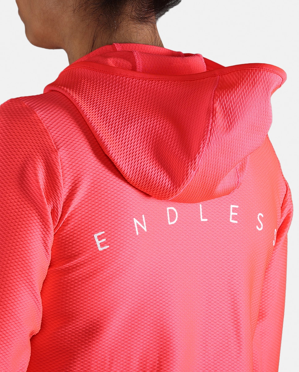 Sweatshirt de Mulher Breath Line Vermelho-4