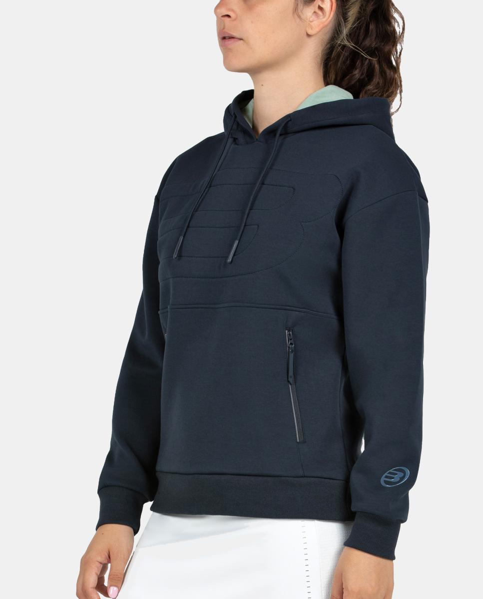 Sweatshirt de Mulher Eolia Bullpadel Azul-marinho-2
