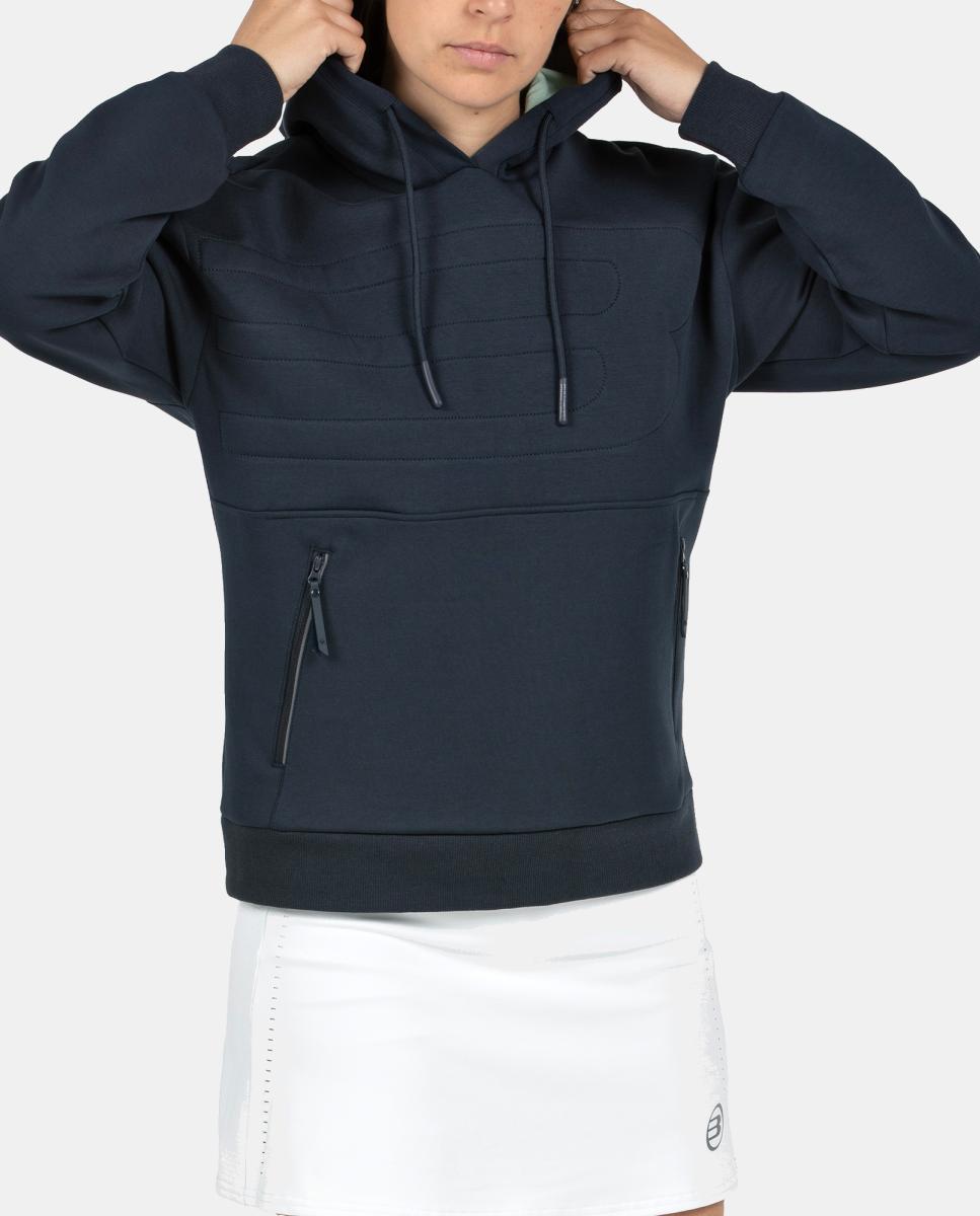 Sweatshirt de Mulher Eolia Bullpadel Azul-marinho-5