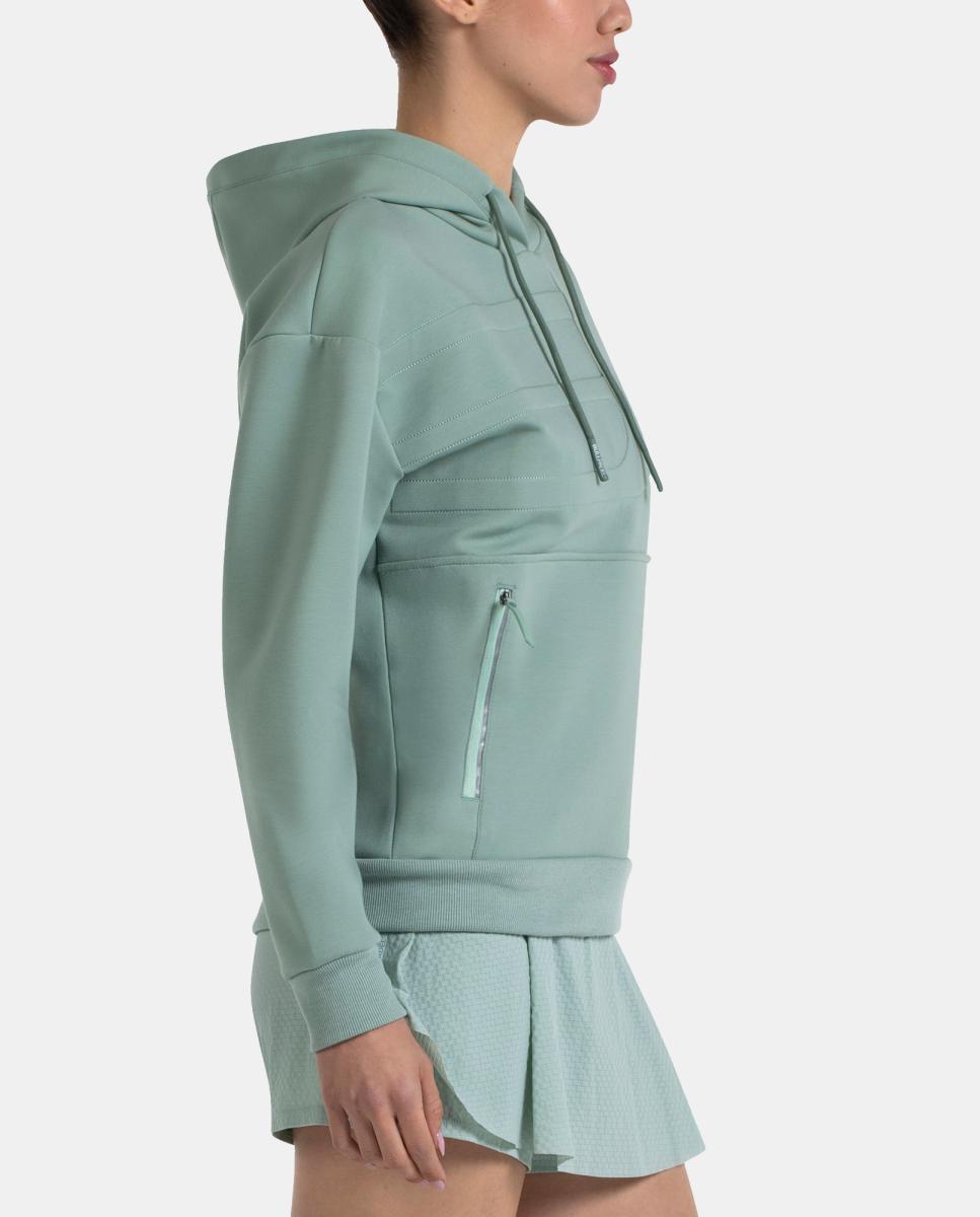 Sweatshirt de Mulher Eolia Bullpadel Verde-3