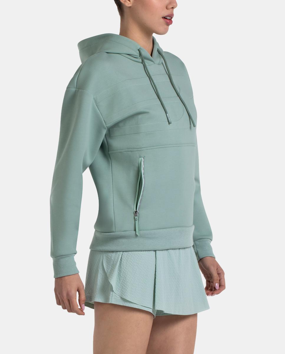 Sweatshirt de Mulher Eolia Bullpadel Verde-5