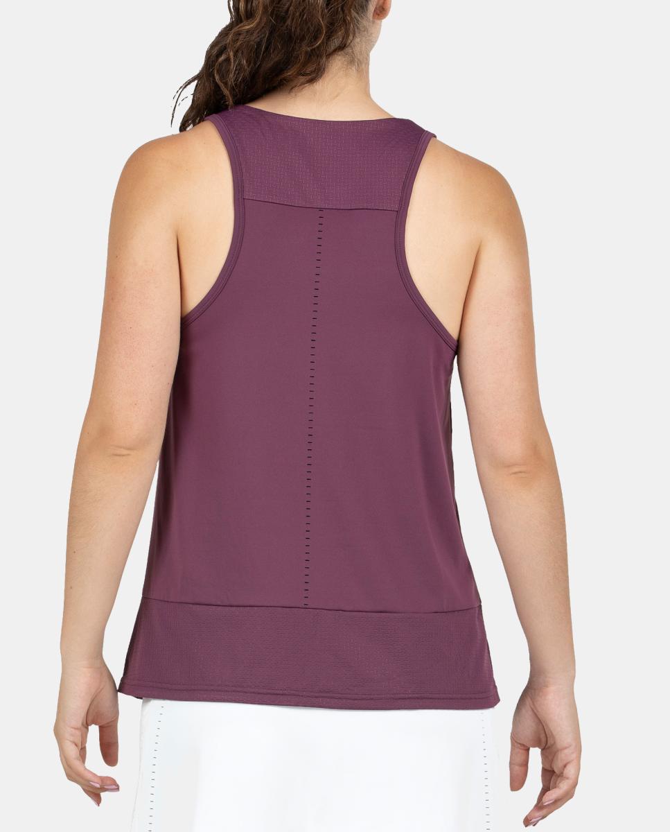T-Shirt S/Mangas de Mulher Olene Bullpadel Vermelho-4