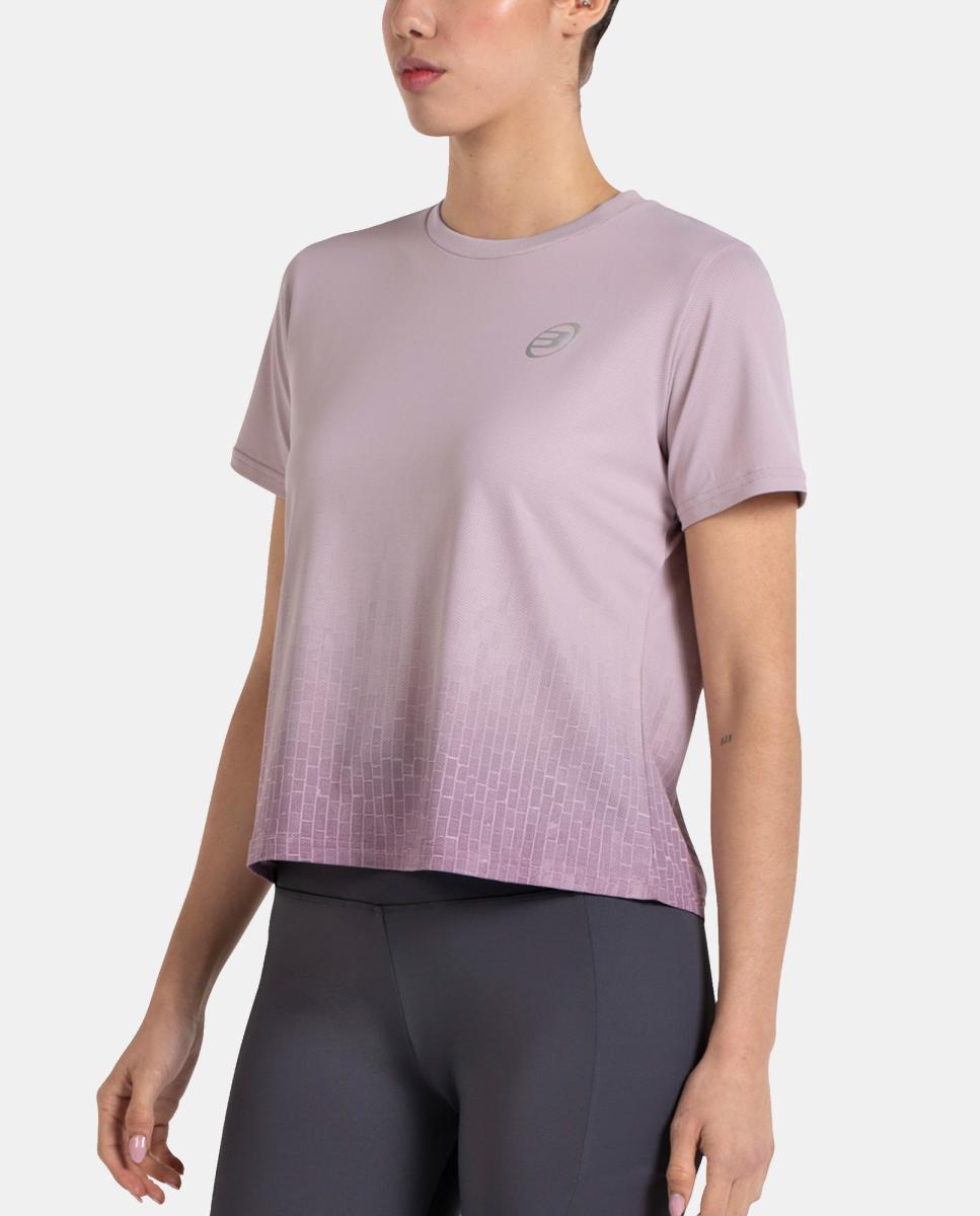 T-Shirt  de Mulher Osias Bullpadel Rosa-2