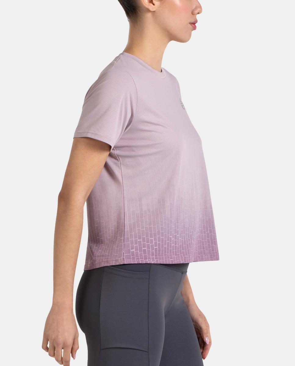 T-Shirt  de Mulher Osias Bullpadel Rosa-3