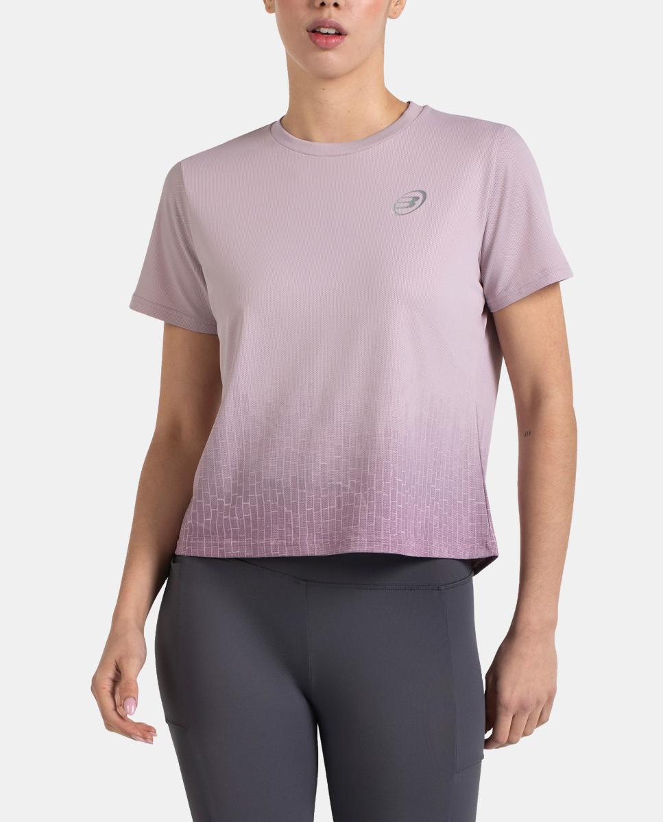 T-Shirt  de Mulher Osias Bullpadel Rosa-5