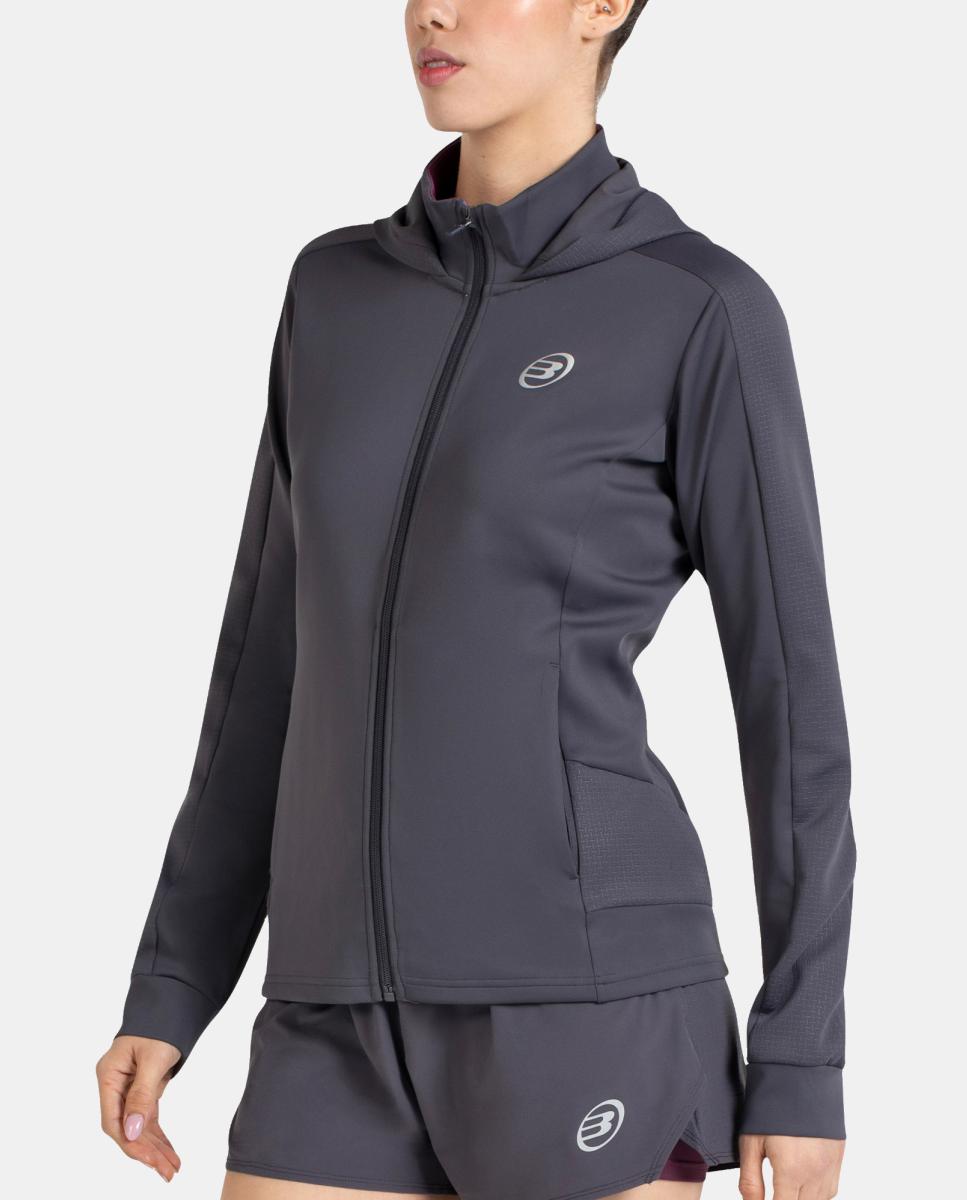 Sweatshirt de Mulher Otalo Bullpadel Cinzento-2