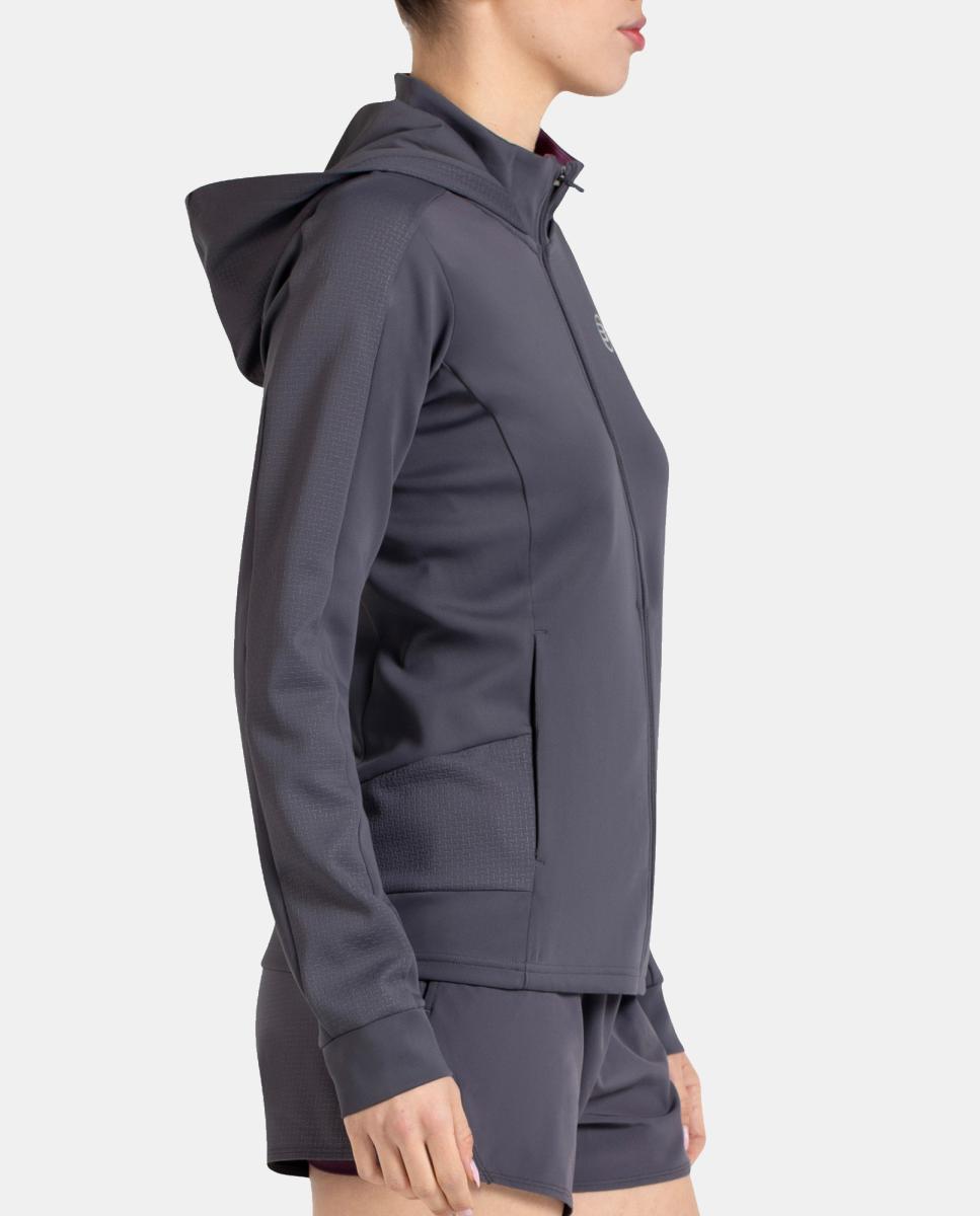 Sweatshirt de Mulher Otalo Bullpadel Cinzento-3