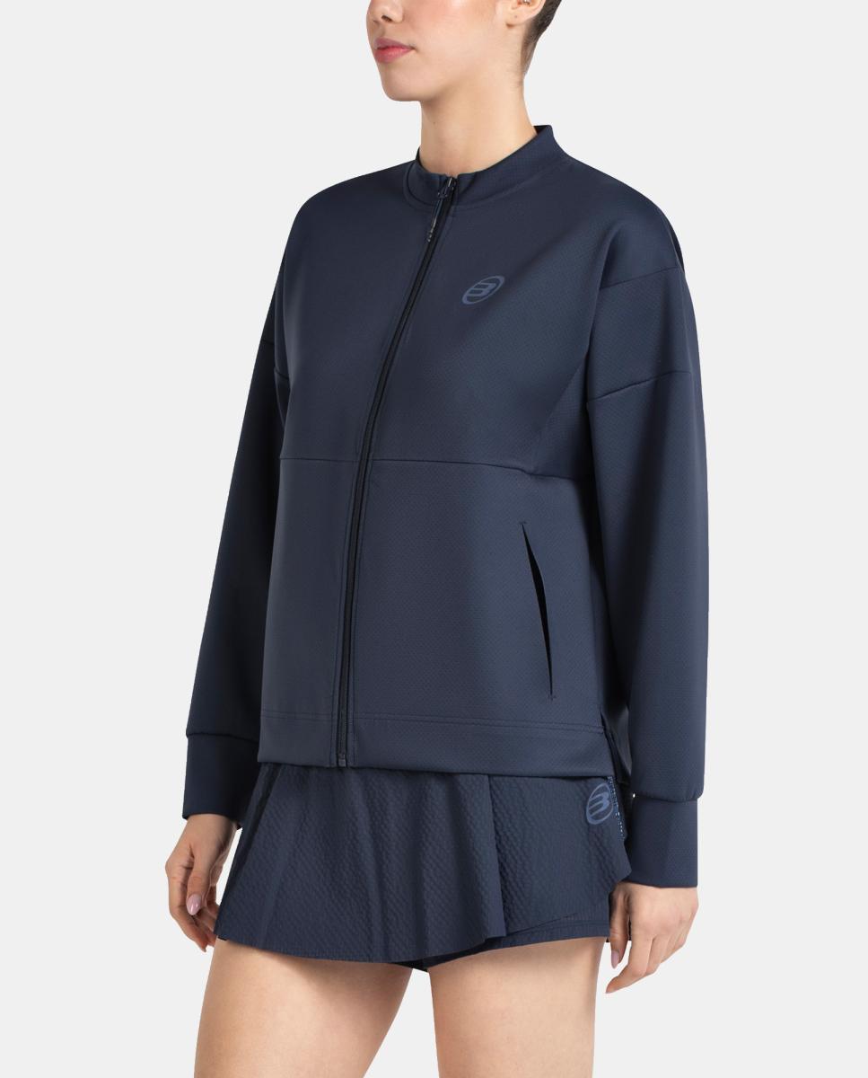 Sweatshirt de Mulher Pedina Bullpadel Azul-marinho-2