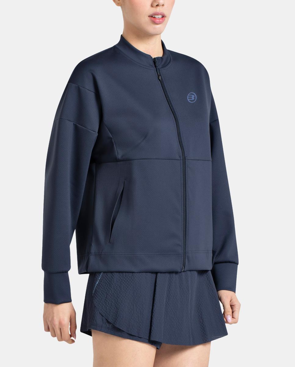 Sweatshirt de Mulher Pedina Bullpadel Azul-marinho-5