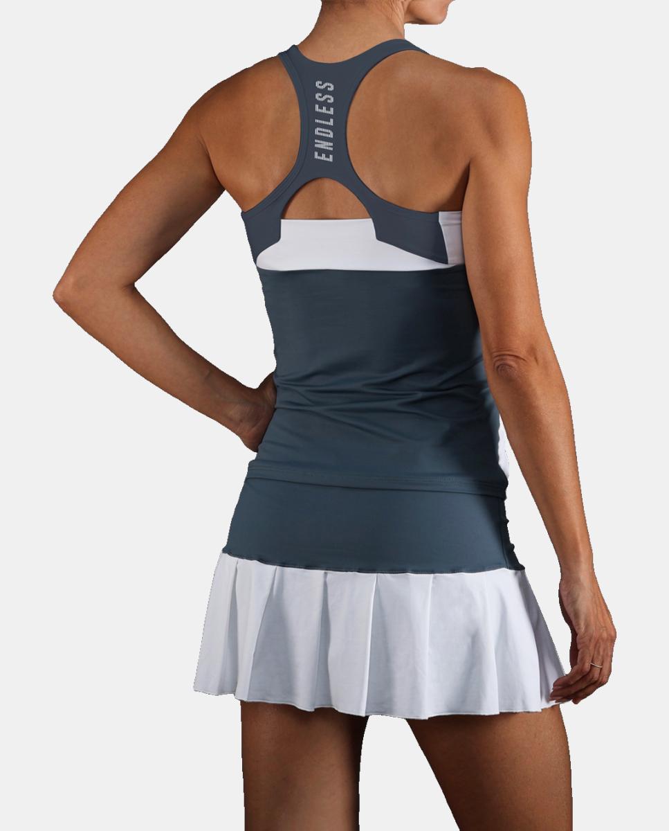 T-Shirt de Mulher Code Endless Azul / Branco-6
