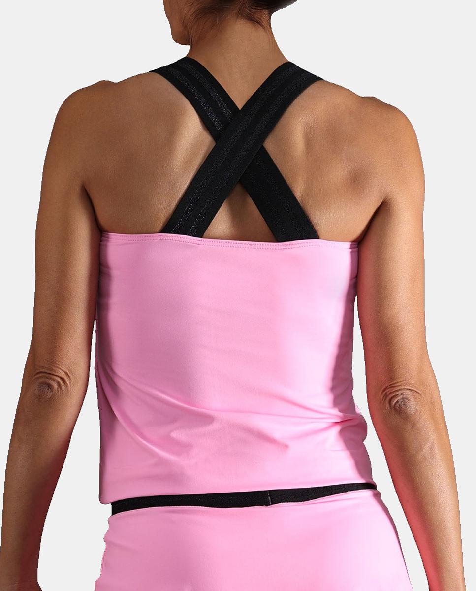 T-Shirt de Mulher Gloss Endless Rosa-pastilha-2