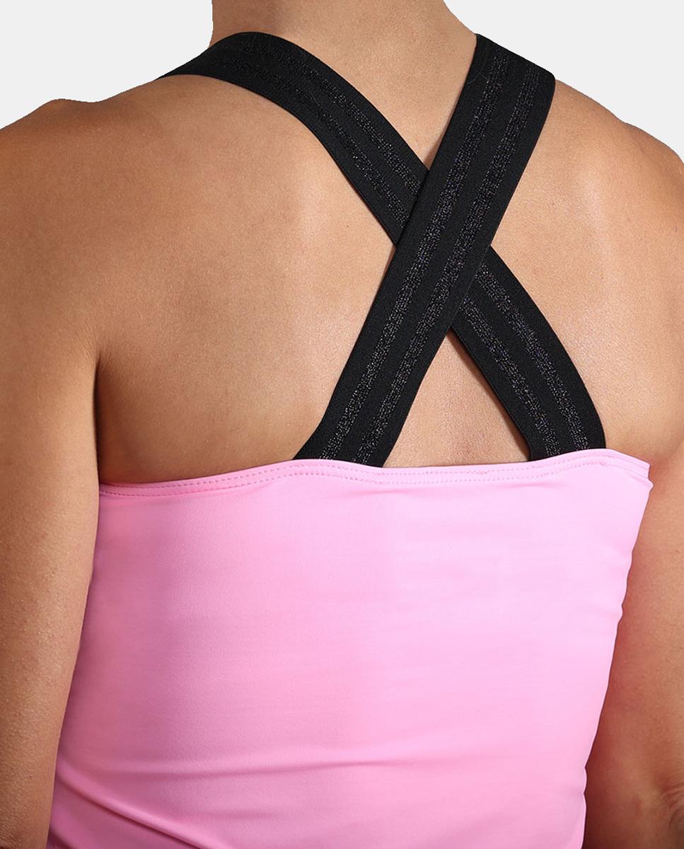 T-Shirt de Mulher Gloss Endless Rosa-pastilha-4