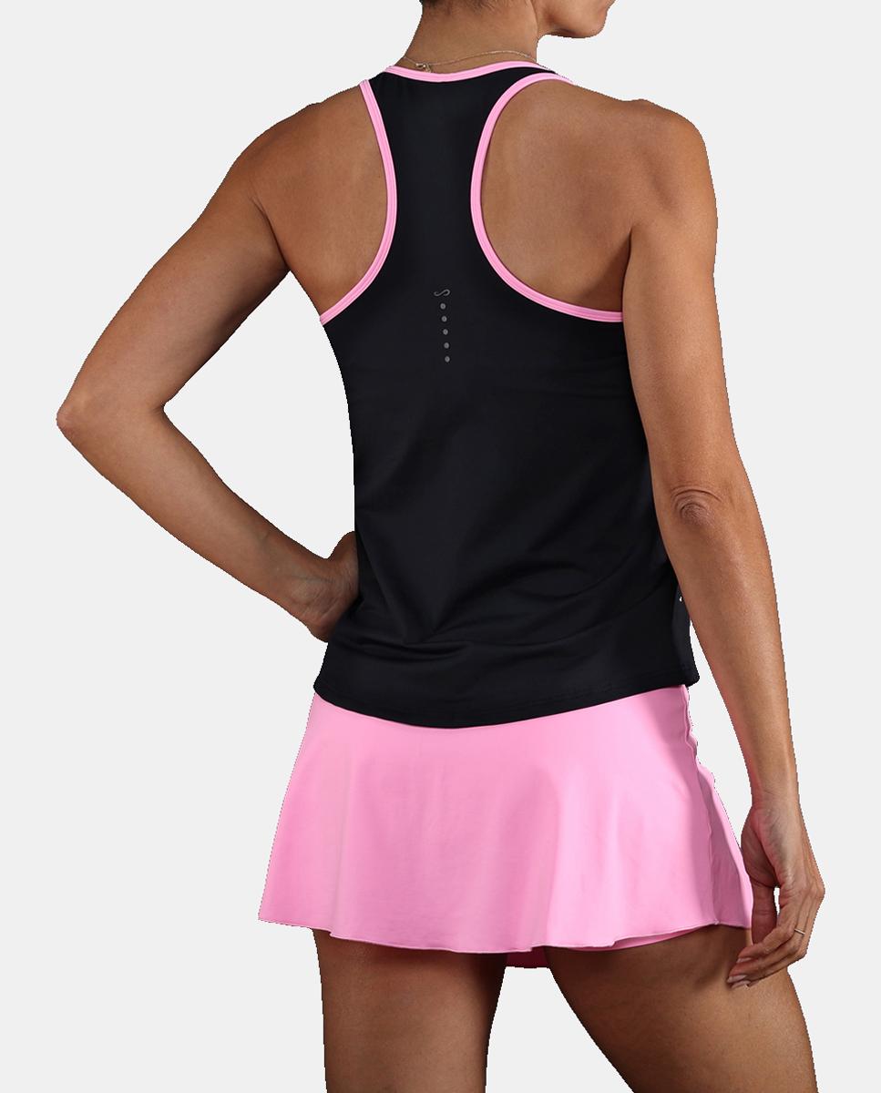 T-Shirt de Mulher Cercle Endless Preto / Rosa-6