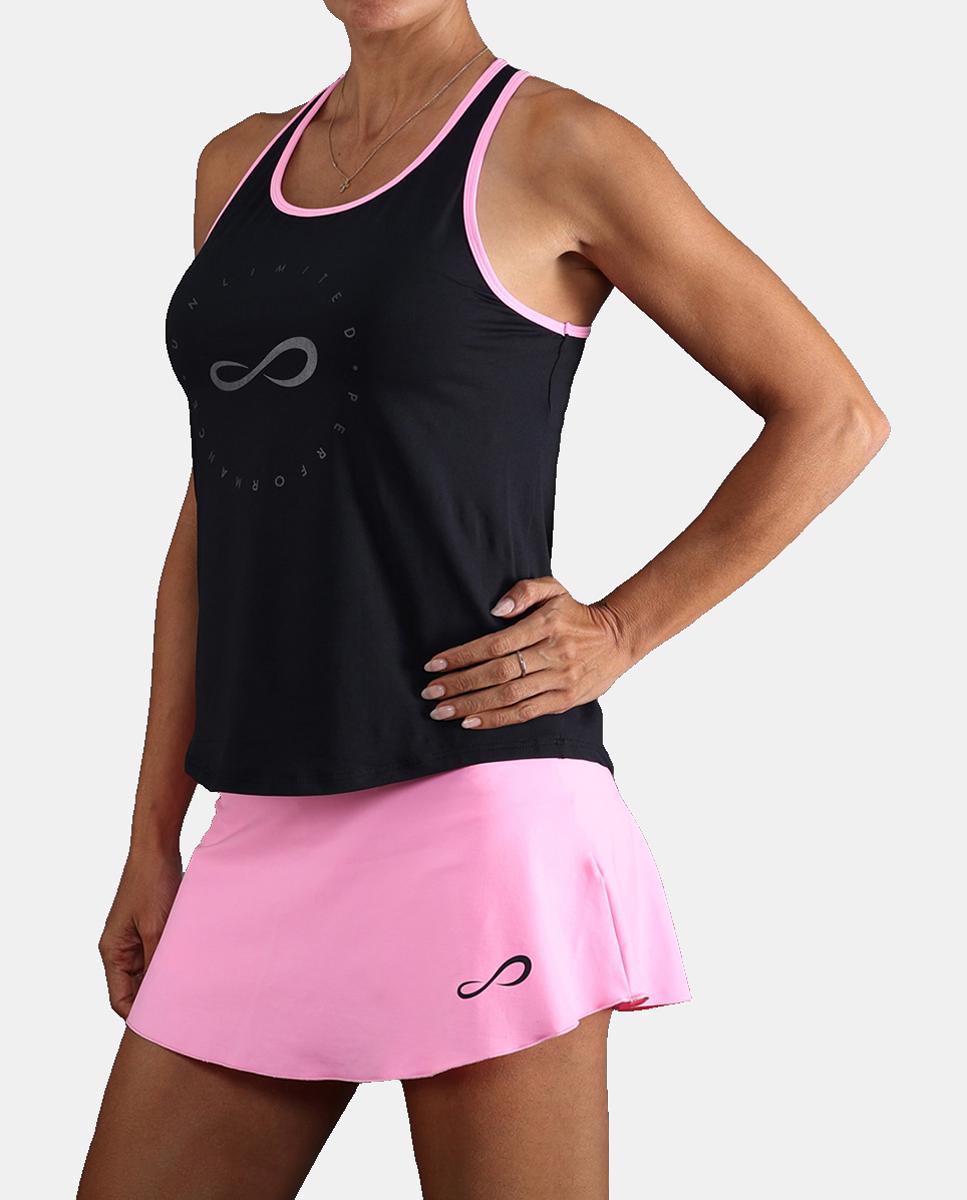 T-Shirt de Mulher Cercle Endless Preto / Rosa-7