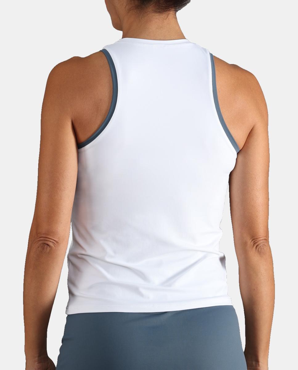 T-Shirt de Mulher Essential Endless Branco / Azul-2