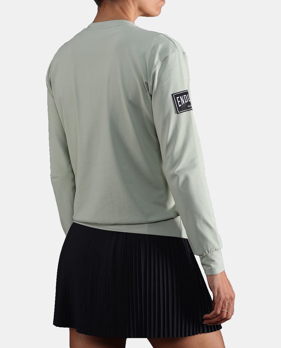 Sweatshirt de Mulher Inner Tech Endless Verde-militar-2