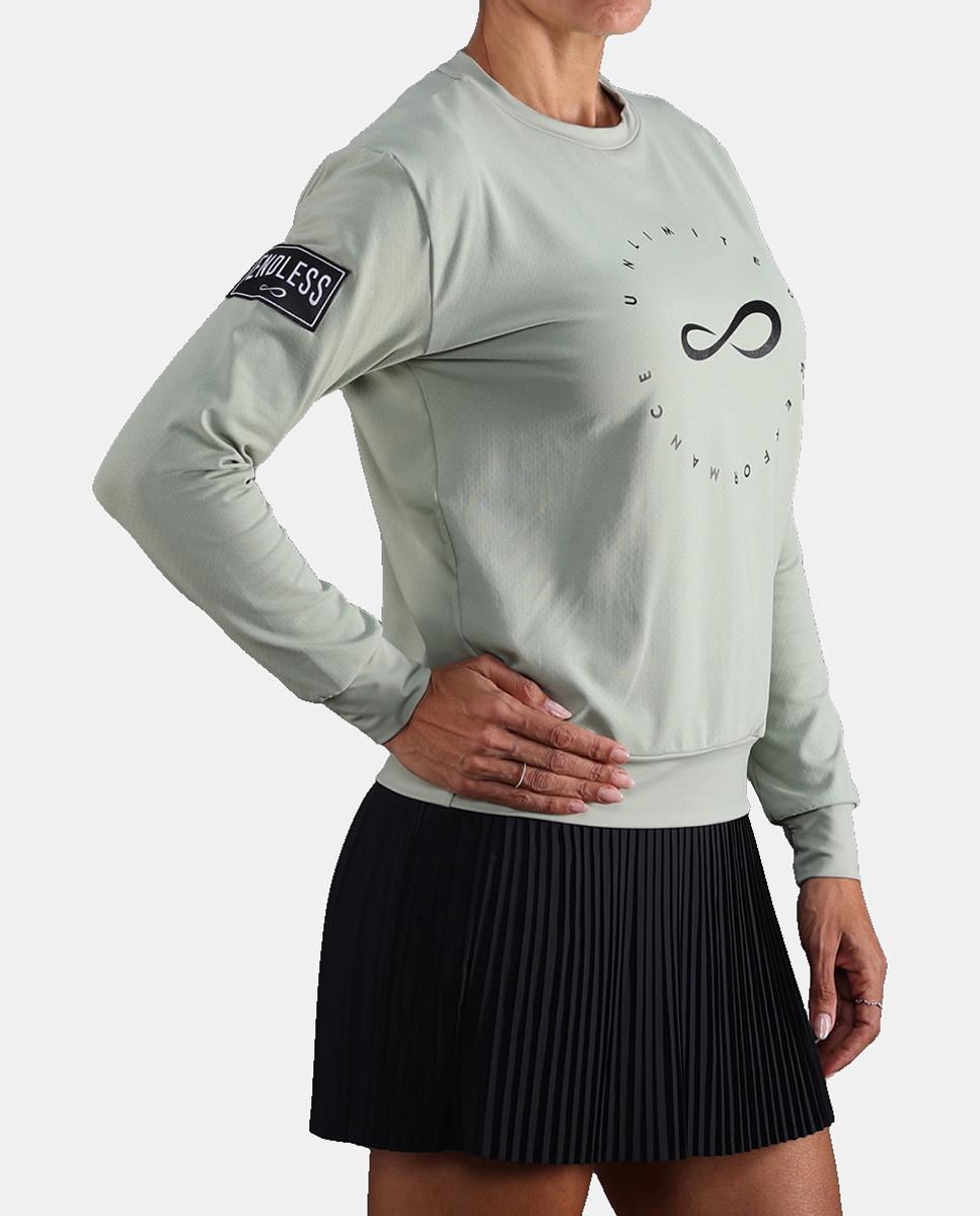 Sweatshirt de Mulher Inner Tech Endless Verde-militar-3