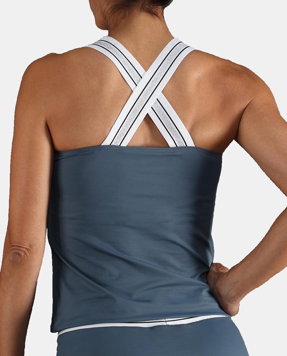Camiseta De Mujer Gloss Endless - Azul denim Azul denim-2