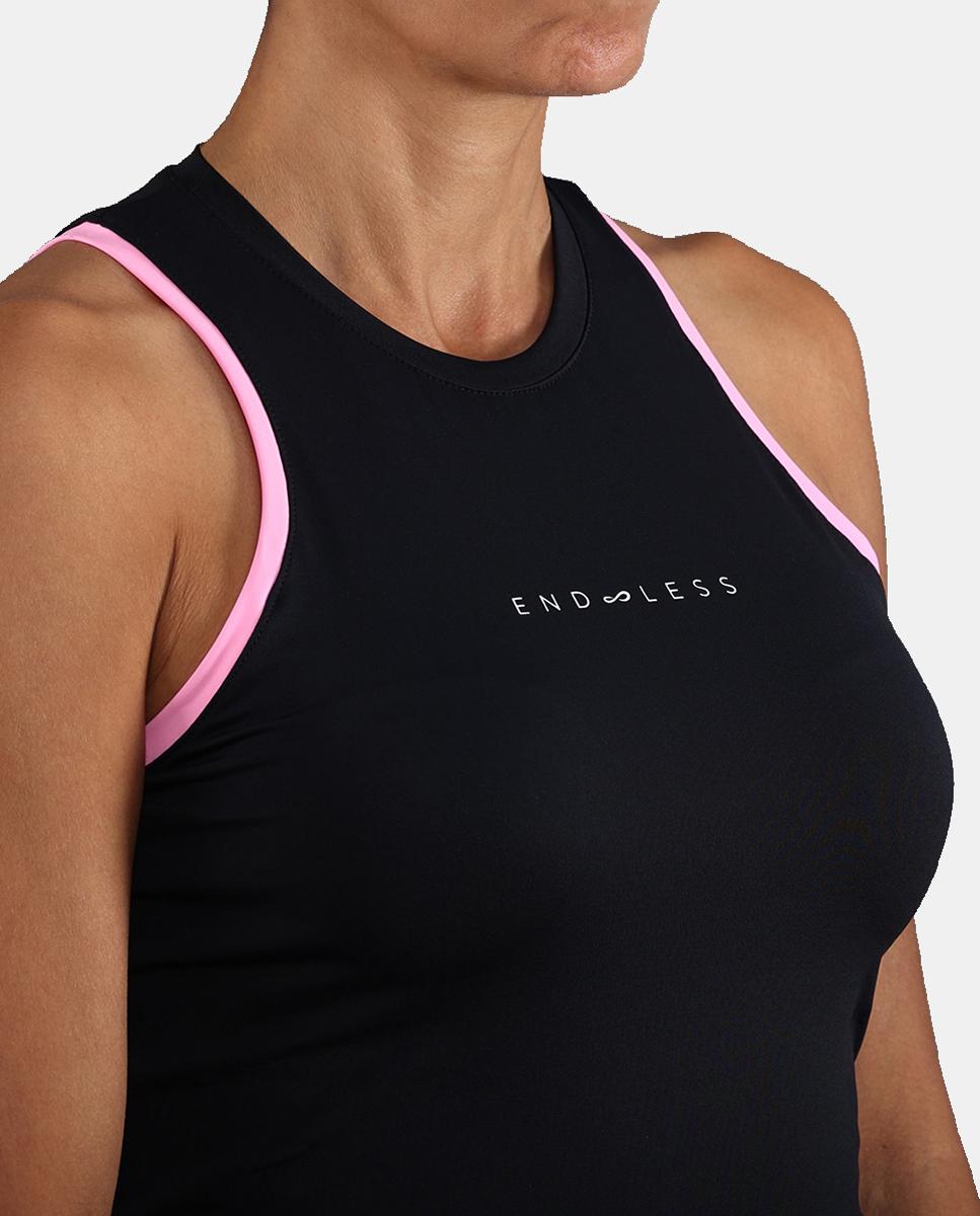 Imagen 4 de Camiseta De Mujer Essential Endless - Negro Negro