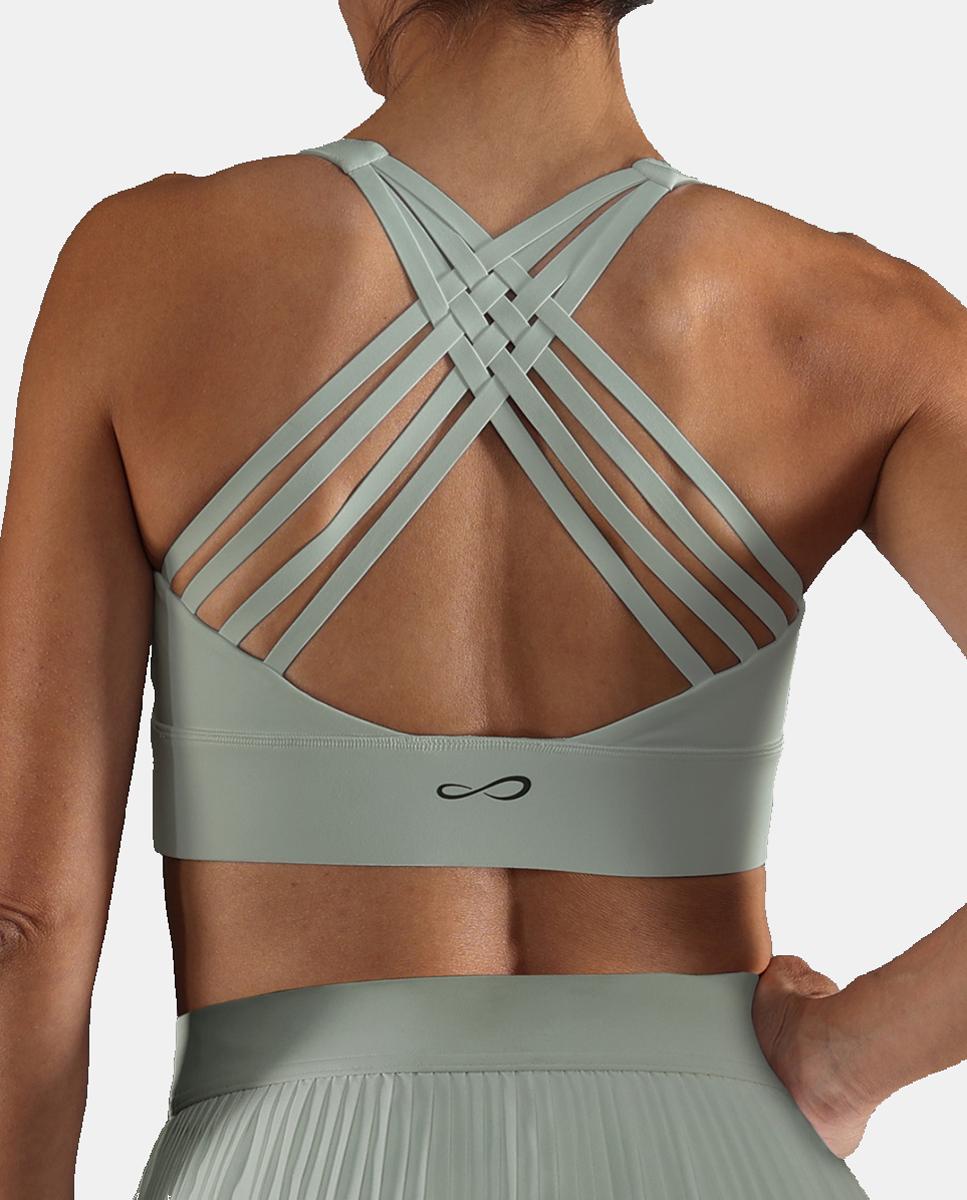 Top De Mujer Zyra Endless - Verde militar Verde militar-3