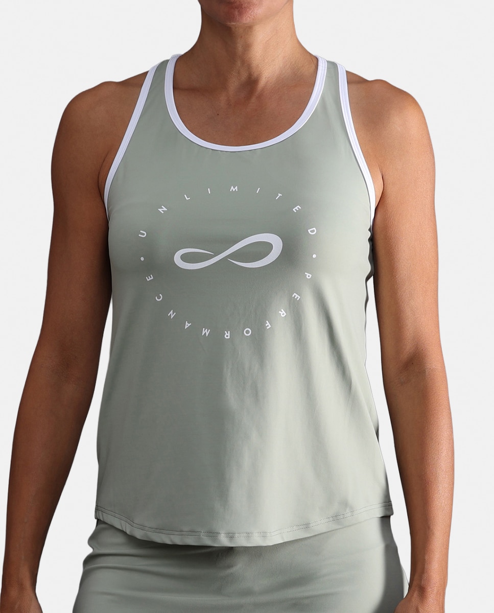 Camiseta De Mujer Cercle Endless - Verde militar Verde militar-3