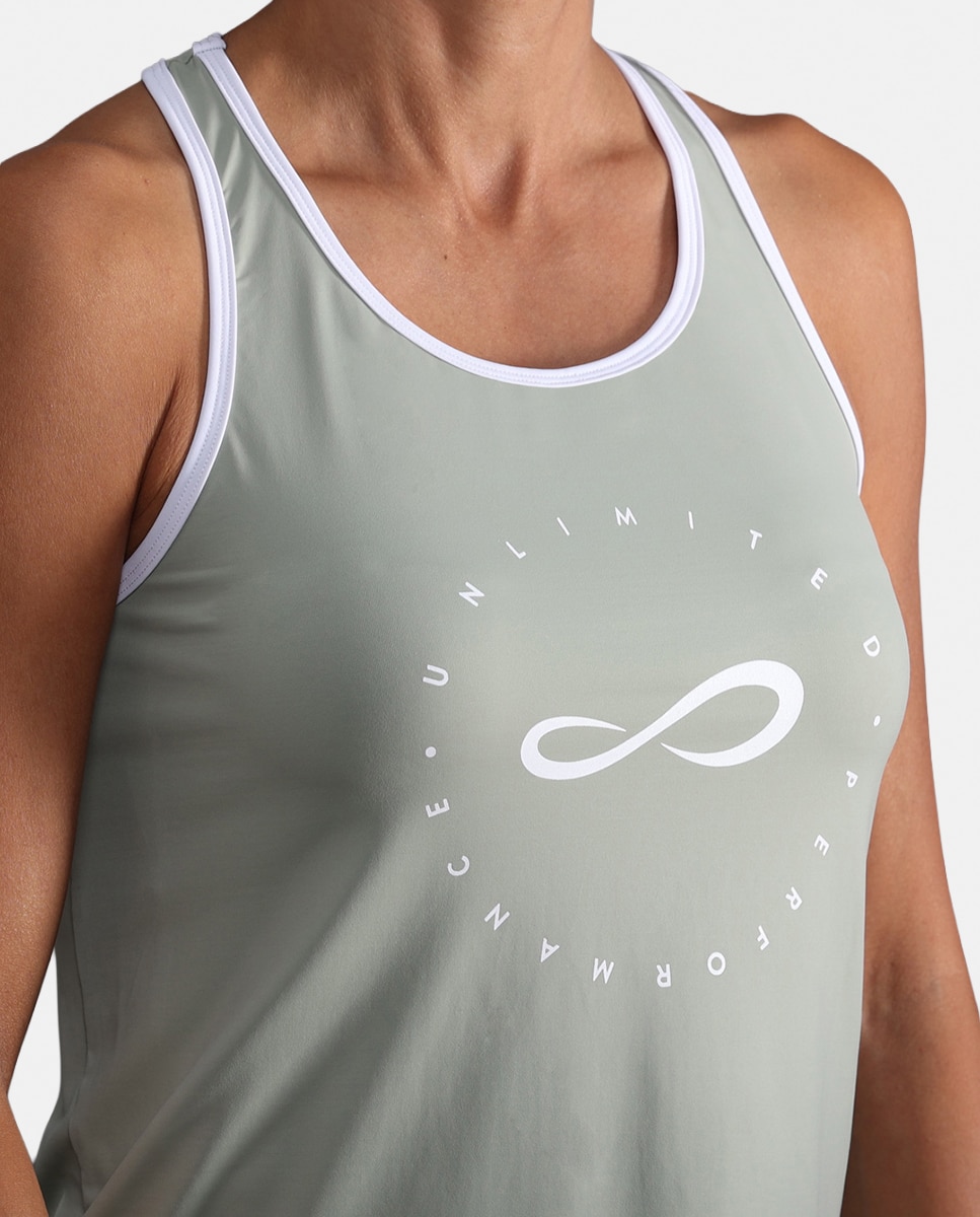 Camiseta De Mujer Cercle Endless - Verde militar Verde militar-4