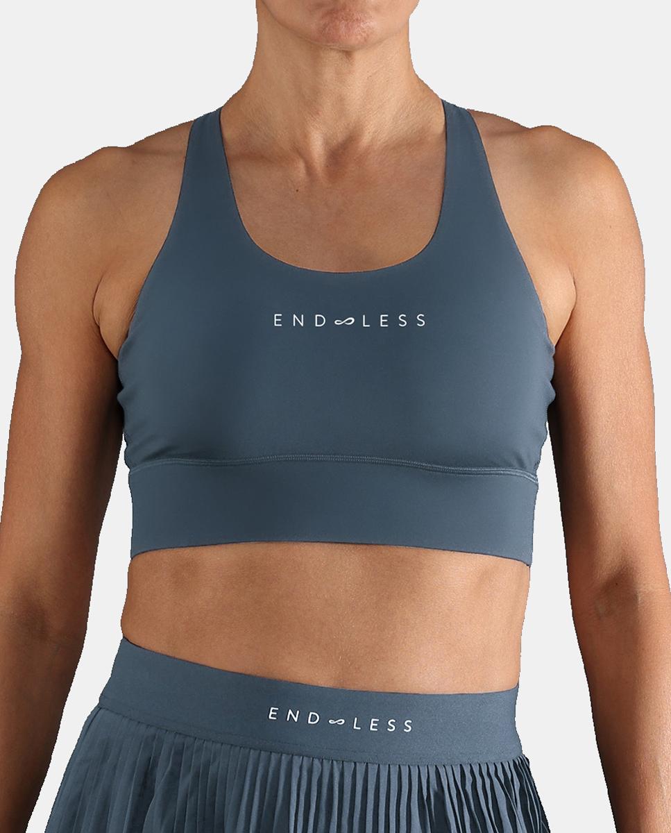 Top De Mujer Zyra Endless - Azul denim Azul denim-1