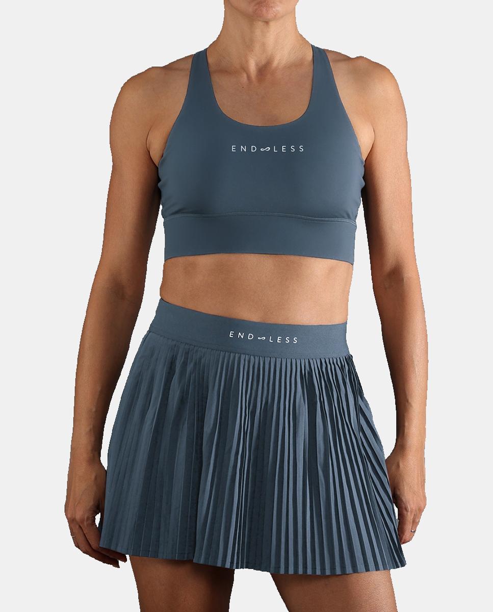 Top De Mujer Zyra Endless - Azul denim Azul denim-3