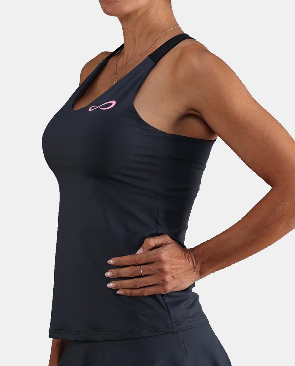 Camiseta De Mujer Diamond Endless - Gris oscuro Gris oscuro-3