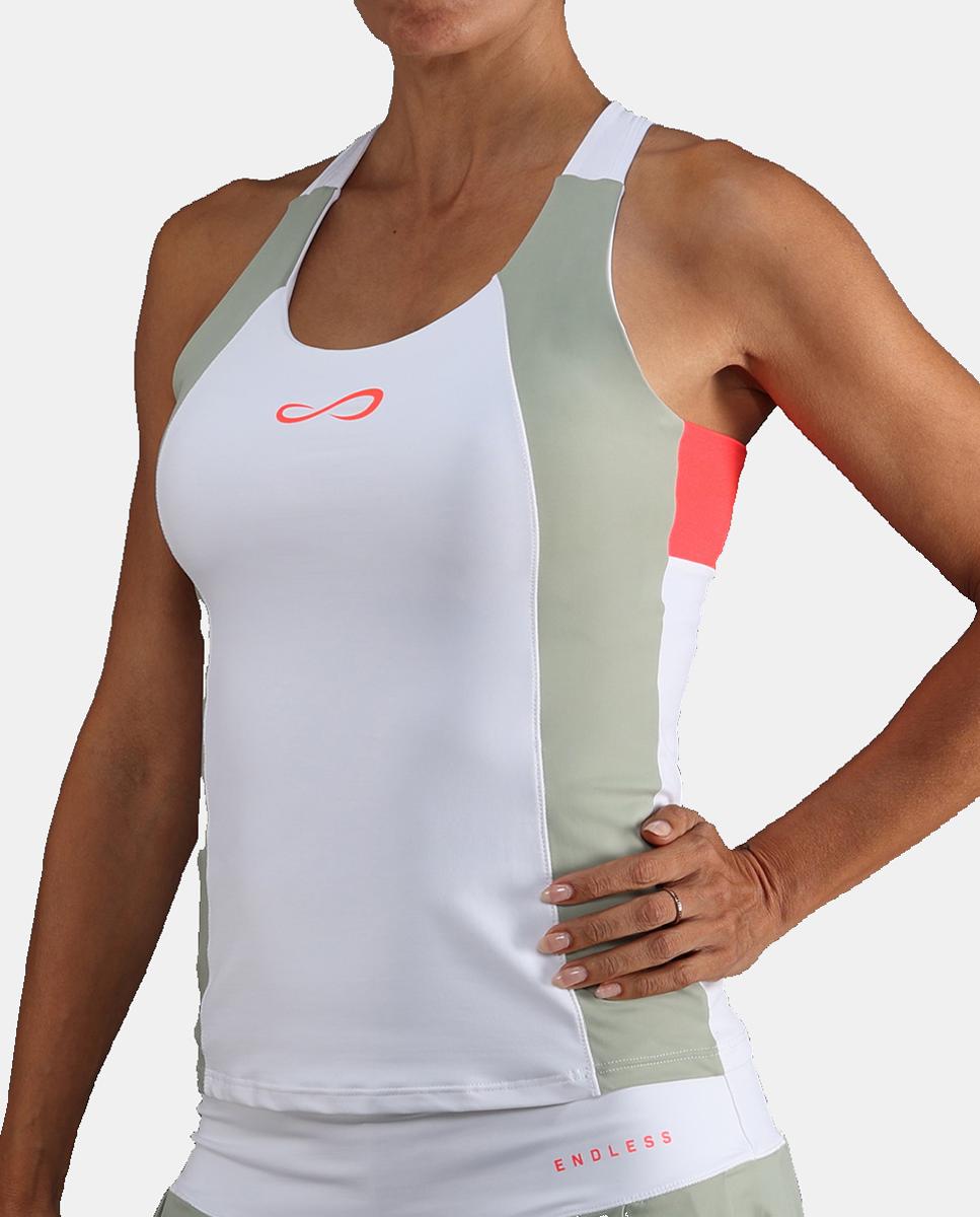 Camiseta De Mujer Code Endless - Blanco Blanco-1