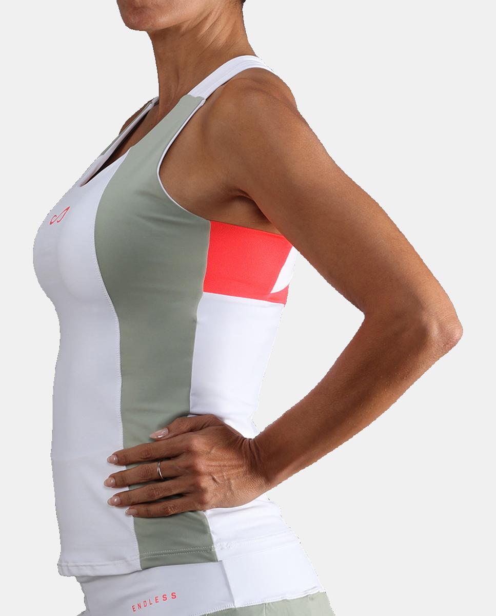 Camiseta De Mujer Code Endless - Blanco Blanco-3