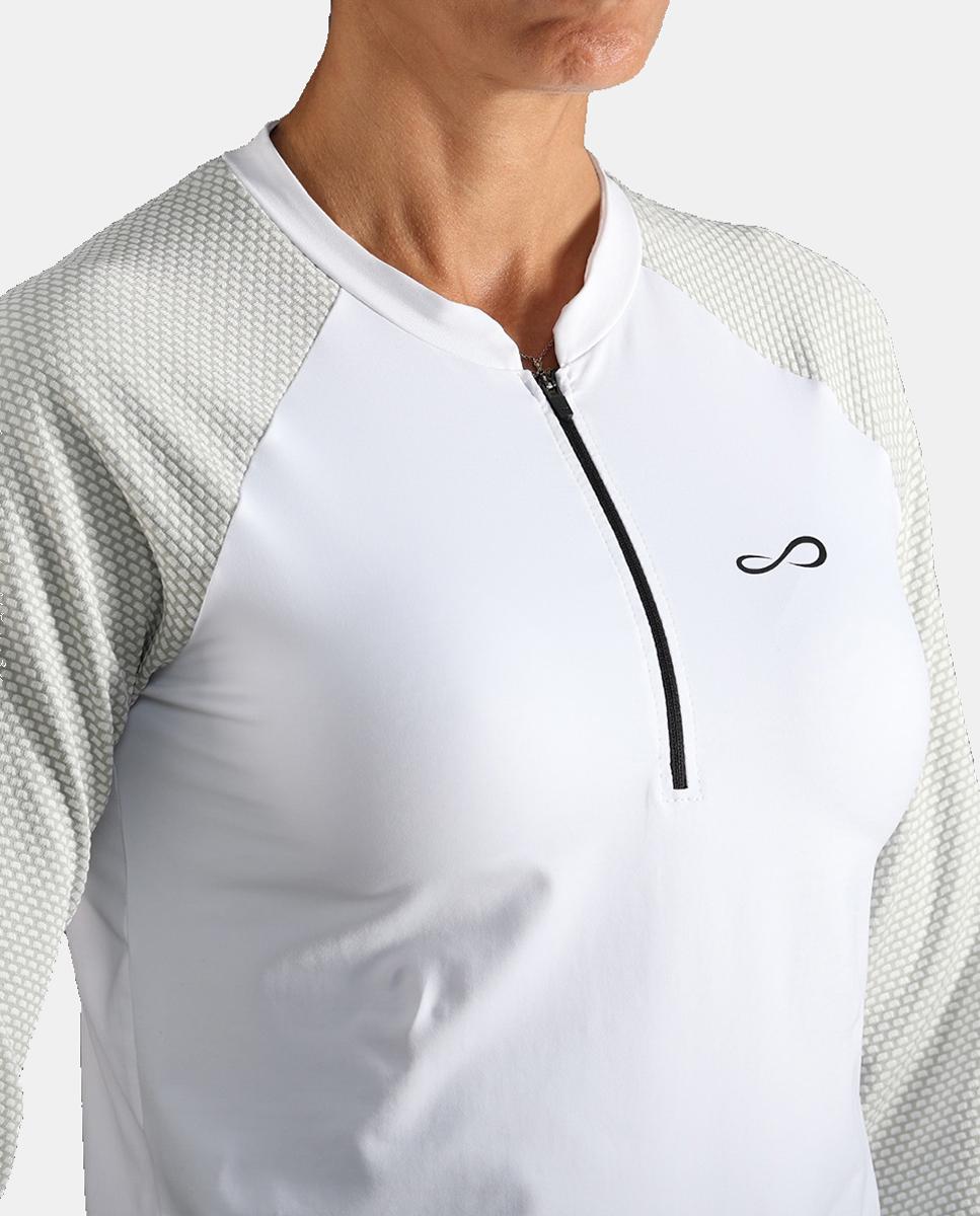 Imagen 4 de Sudadera De Mujer Kirsch Neo Endless - Verde / Blanco Verde / Blanco
